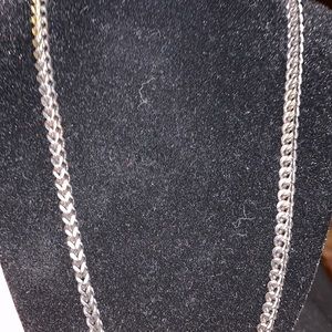 18 inch Fox tail chain with black paint
